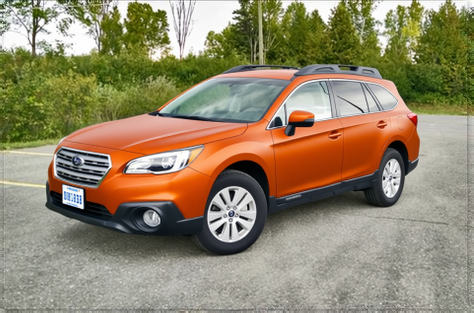 Car rendered in Lava Orange matte paint