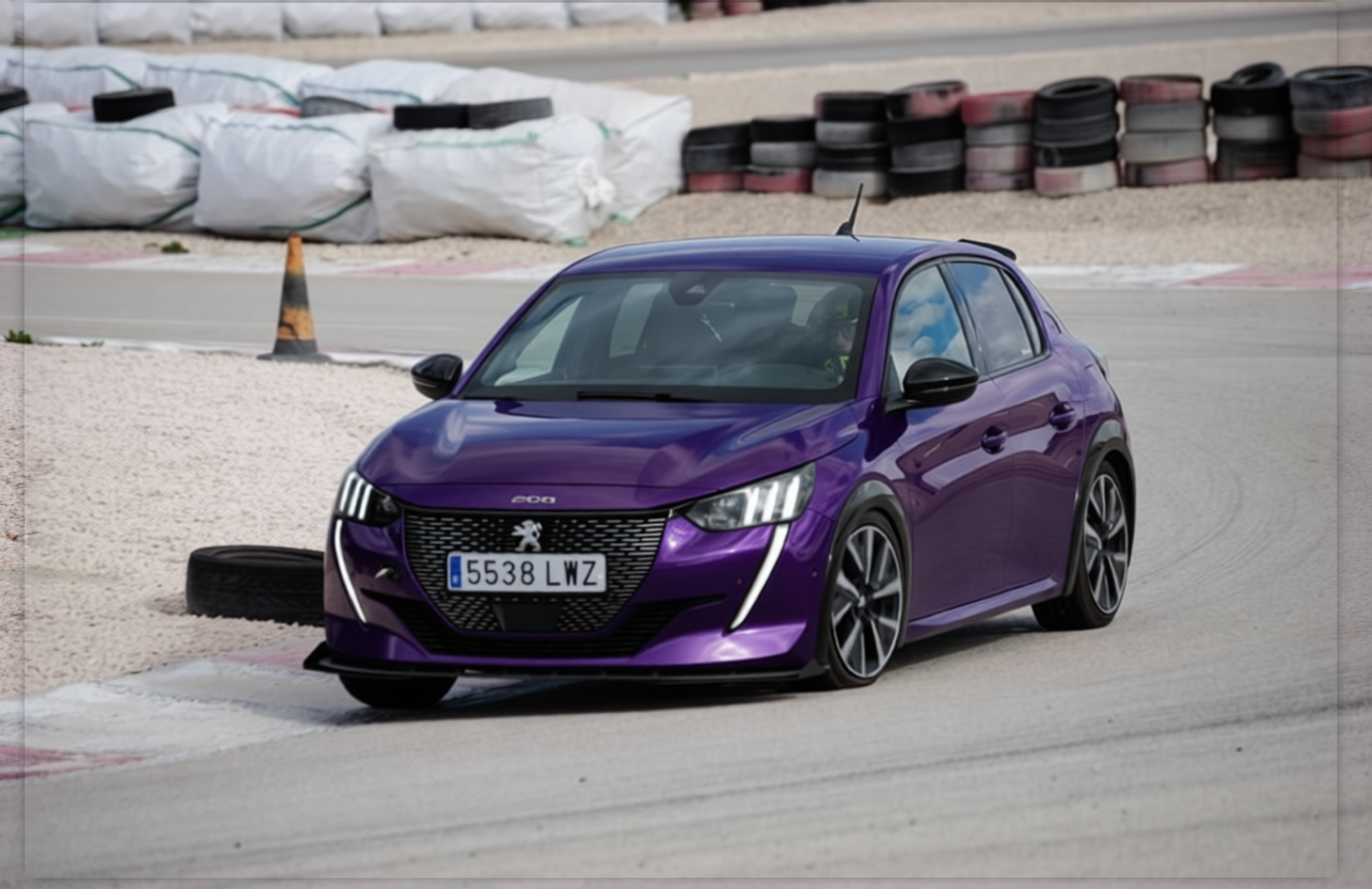 Preview Car 34 rendered in Midnight Purple satin paint