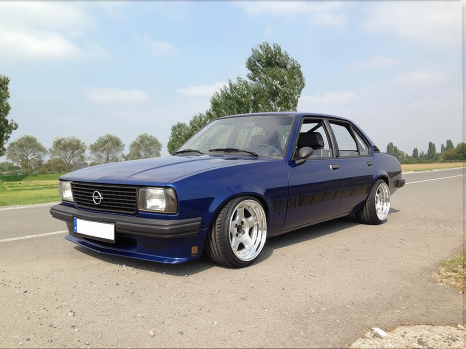 Preview Car 46 rendered in Deep Navy satin paint