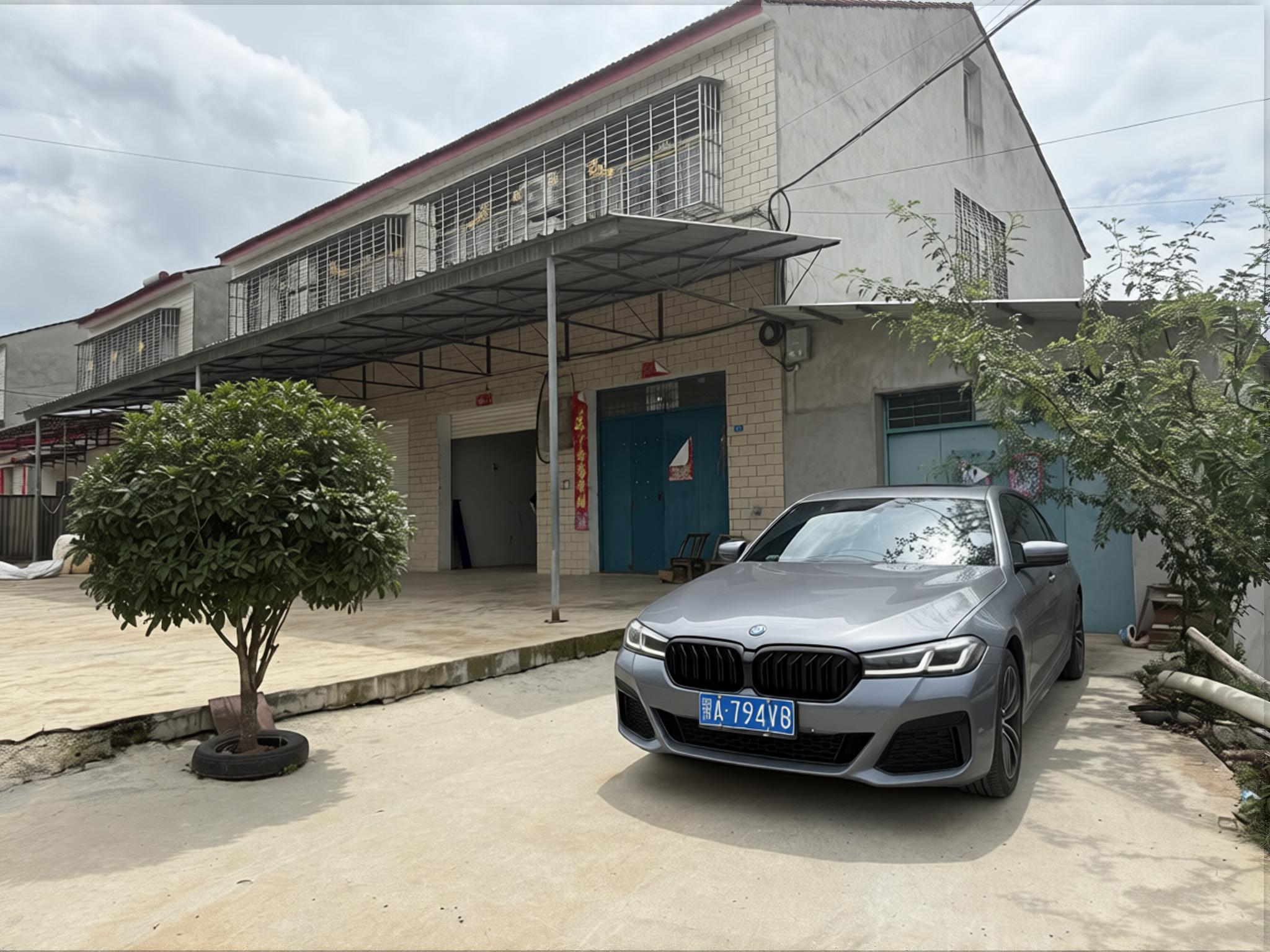 Preview Car 50 rendered in Nardo Grey gloss paint