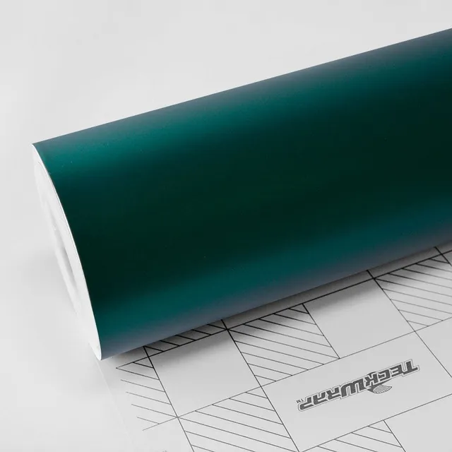 TeckWrap Pine Green vinyl wrap film texture · Specced